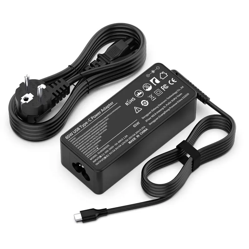 Cargador Ordenador Tipo C 65W Compatible con Lenovo ThinkPad Yoga Series ThinkPad