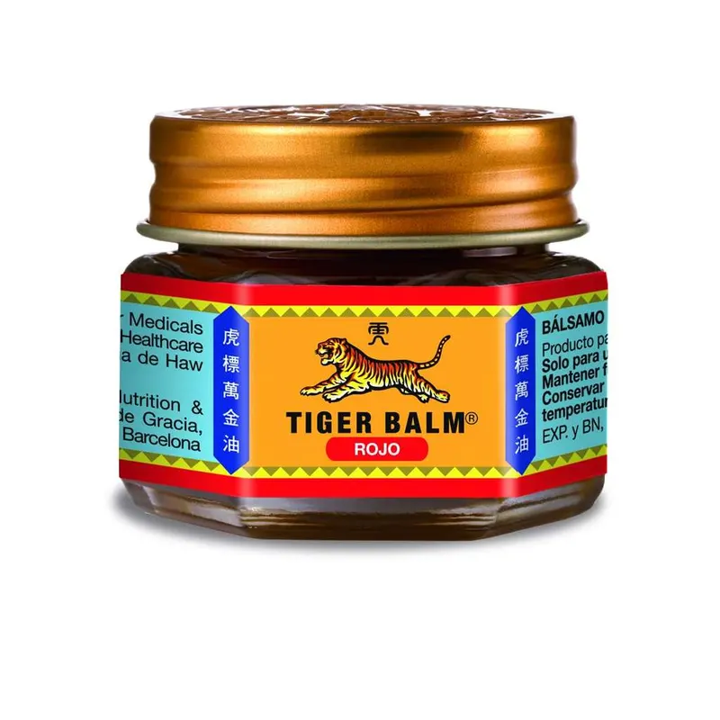 Tiger Balm Rojo – Bálsamo Original para Masajes con Efecto Calor