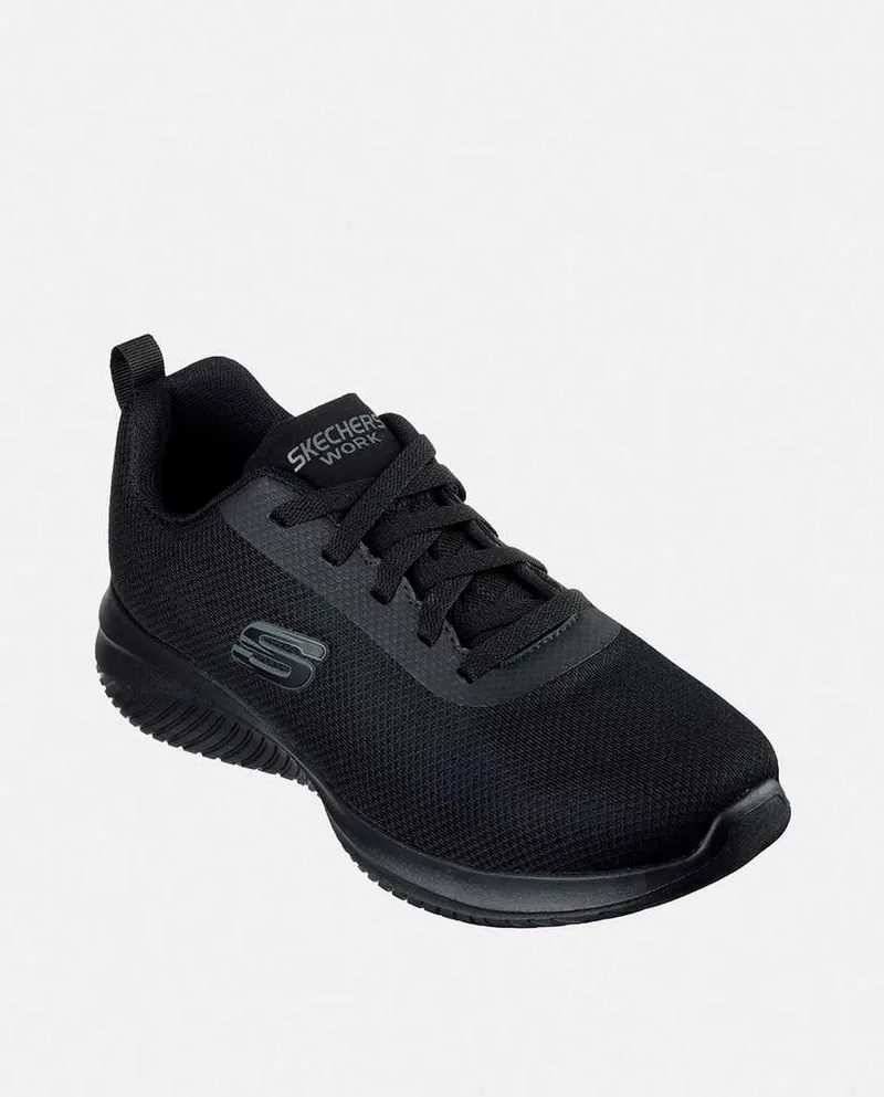 Skechers - Deportivo de hombre con suela antideslizante - Negro (Recogida en tienda gratis)