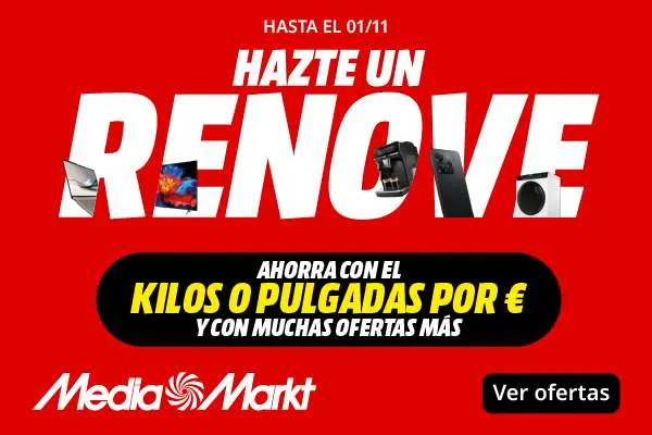 Gran Renove de MediaMarkt Kilos o pulgadas por euros