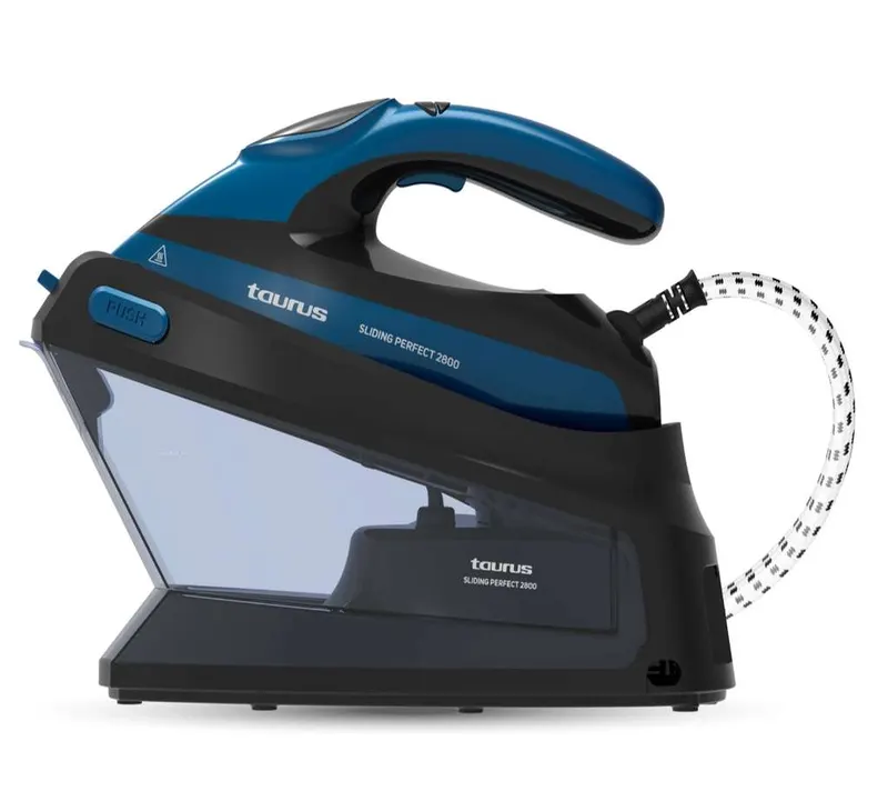 Taurus Centro de Planchado Sliding Perfect 2800 | 2800W | 5,5 Bar | Vapor 130 g/min | Golpe 400 g/min | Pantalla Digital