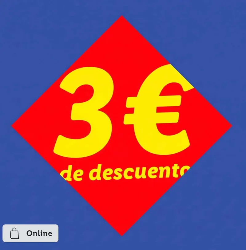 3€ descuento en tienda online de Lidl (con 30€ de compra)