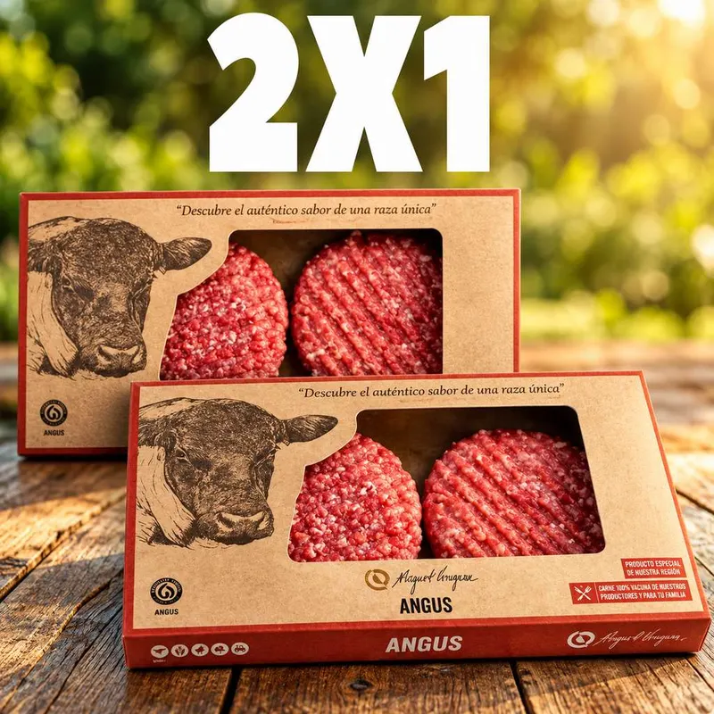 2x1 en Hamburguesas Miguel Vergara (4 Unidades) / También 15% de regalo por +25€