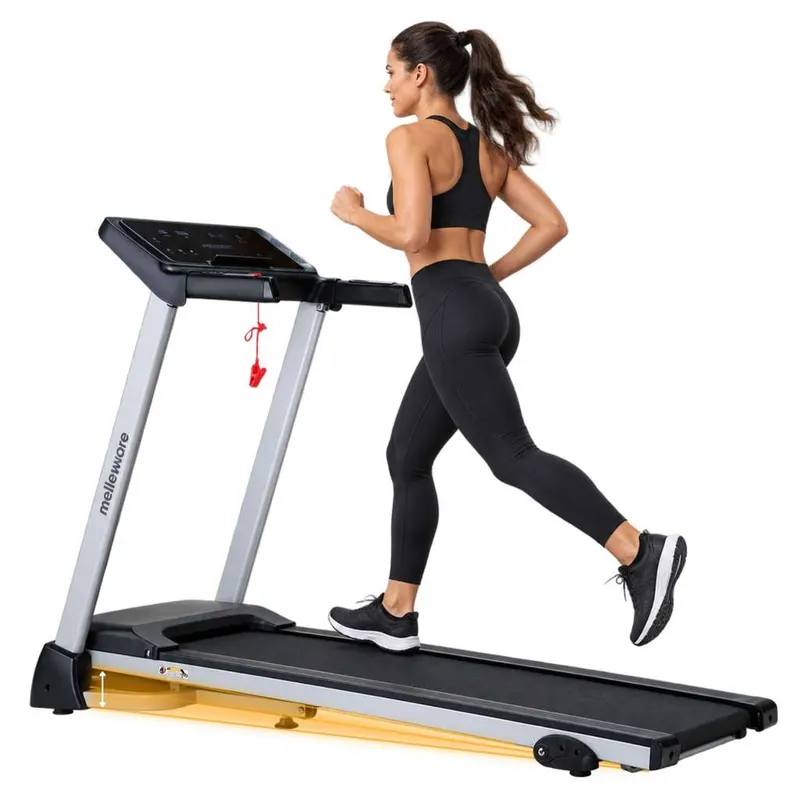 Cinta de Correr Plegable Mellerware Wizzy! | 980W | Hasta 14 km/h | 15 Programas | Inclinación Manual 3 Niveles | Superficie 120 × 40 cm