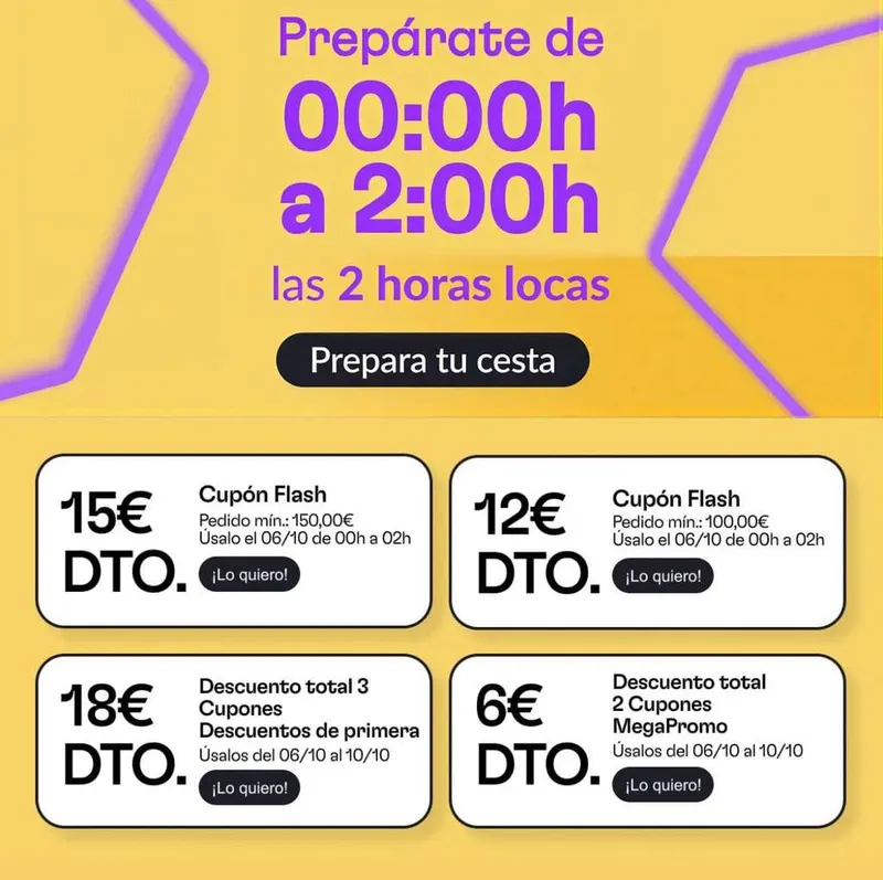 Nuevos Cupones en Miravia (A partir de 6 de Octubre)