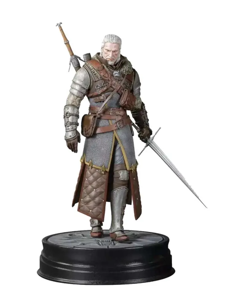 Figura Geralt de Rivia Grandmaster Ursine The Witcher 3 Dark Horse - Licencia Oficial, 24 cm