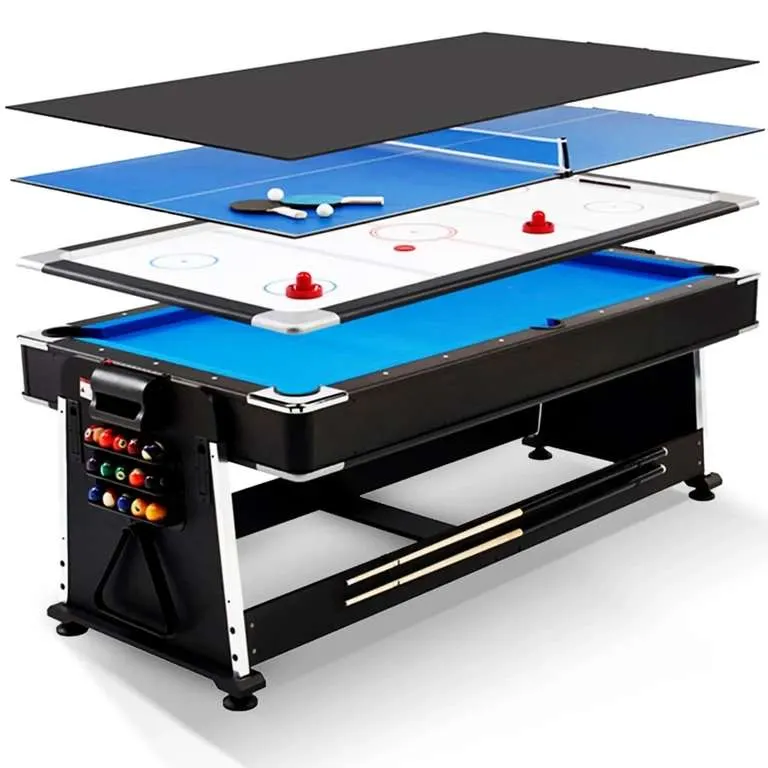 Mesa multijuegos 4 en 1 | Con tablero de comedor | Accesorios incluidos | M001
