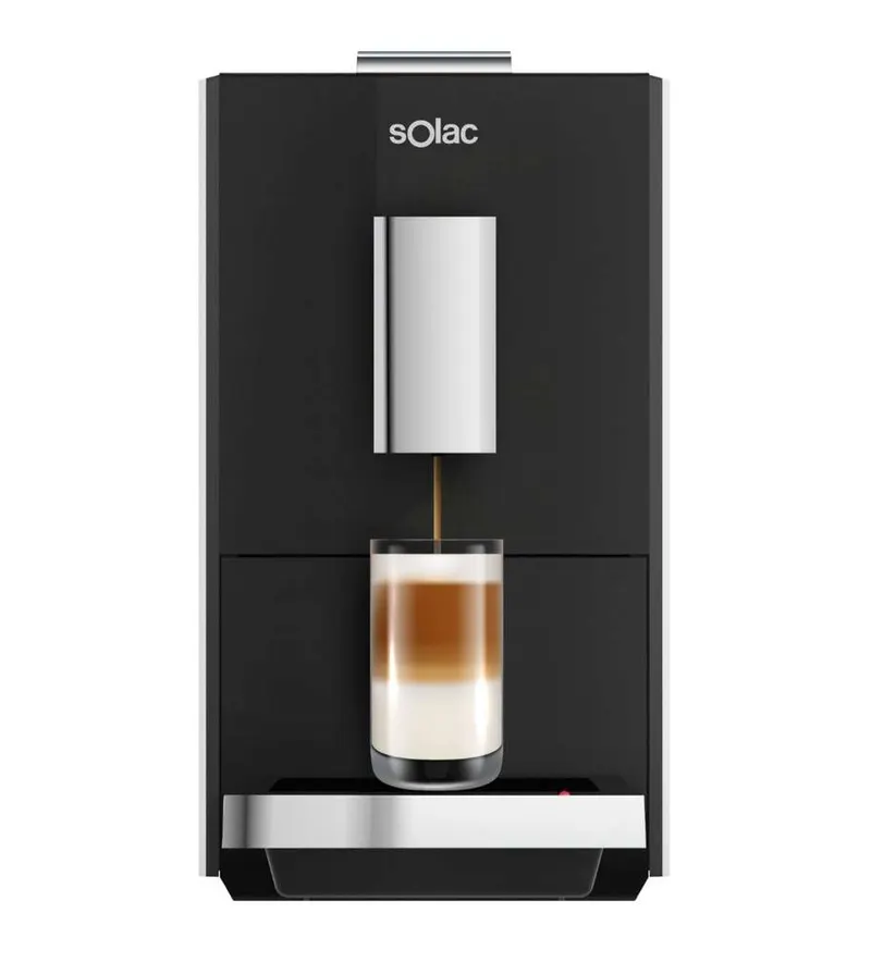 Solac Cafetera Automática CA4820 con Molinillo 19 Bar | 1350W, 1.2L, Compacta, Personalizable