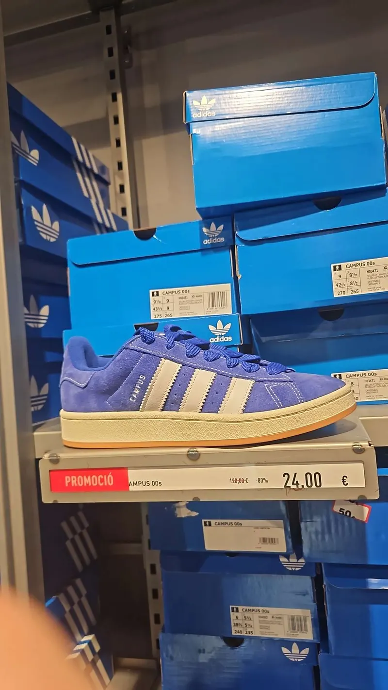 Adidas Campus Azul -Tienda Adidas Roca Village Barcelona