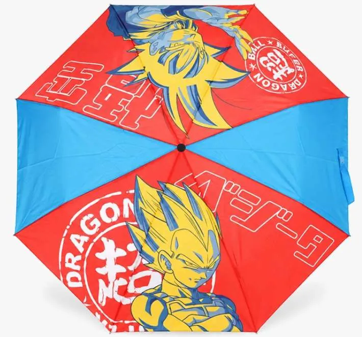 Paraguas plegable 96 cm diámetro (Dragon Ball, Harry Potter, Barbie, Disney Mickey)
