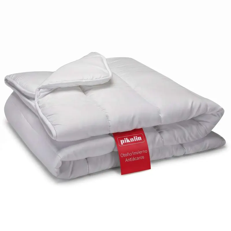 Edredón Nórdico Pikolin Cama 80/90 140x200 (300g otoño-invierno, antiácaros, tacto plumón Ecolofil, Oeko-Tex, en Amazon España)