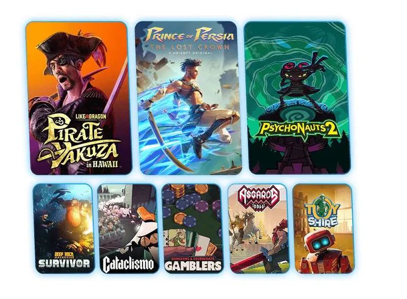 Humble Choice Octubre: Like a Dragon: Pirate Yakuza in Hawaii, Prince of Persia: The Lost Crown, Psychonauts, Deep Rock Galactic: Survivor