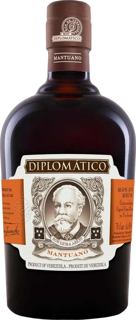 Diplomático Mantuano Ron Extra Añejo de Venezuela, 40% Vol., 700 ml