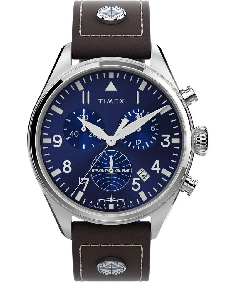 Reloj Timex x Pan Am Chronograph TWG030000 42 mm – Un reloj con historia (PRECIO CLIENTES PRIME)