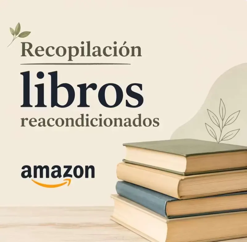 Recopilación de libros reacondicionados desde Amazon