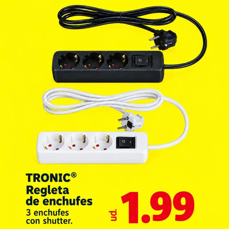 Regleta, Soporte con Ruedas, Llaves de vaso, Brocas, Bosas de Filtro, Almohada, Picadora, Aspirador (Factori LIDL)