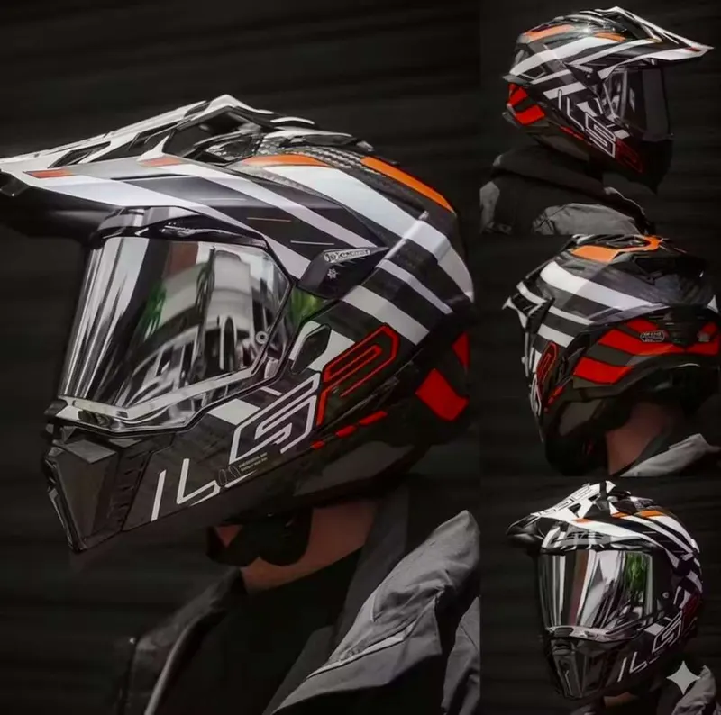 Casco de moto adventure LS2 MX701 Explorer | CARBONO | ECE22.06 | Con PinLock| Todas las tallas, precios de 123,99 a 157€