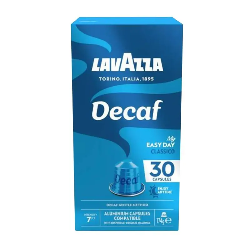30 x Lavazza, Decaf My Easy Day Classico Café Compatibles Nespresso