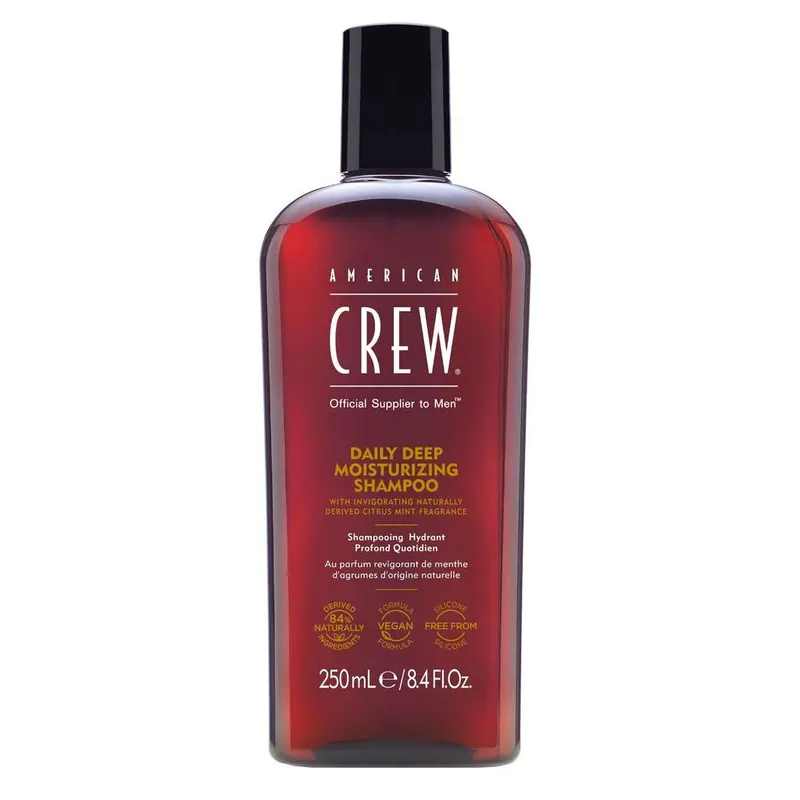 American Crew – Daily Deep Moisturizing Shampoo, Champú Hidratante 250ml