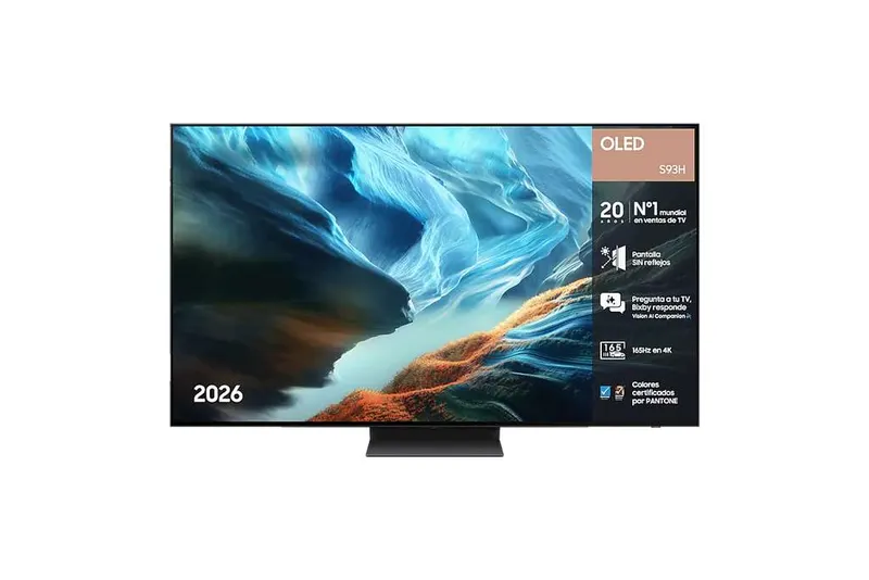 Samsung OLED S93H 77" - OLED 4K Glare Free, 165Hz VRR, NQ4 AI Gen3,G-Sync/FreeSync Pro,60W Dolby Atmos || 83" por 1866€ - REEMBOLSO INCLUIDO
