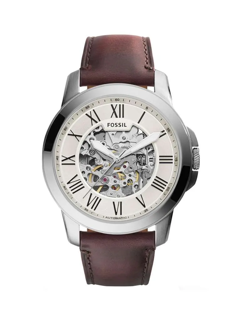 Fossil Grant Reloj mecánico automático de acero inoxidable para hombre