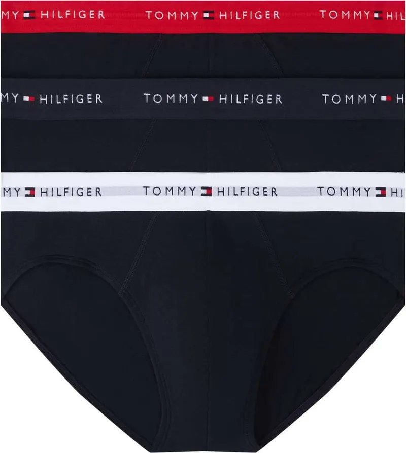 Tommy Hilfiger Calzoncillos bóxer Pack de 3 Hombre Briefs Tejido elástico