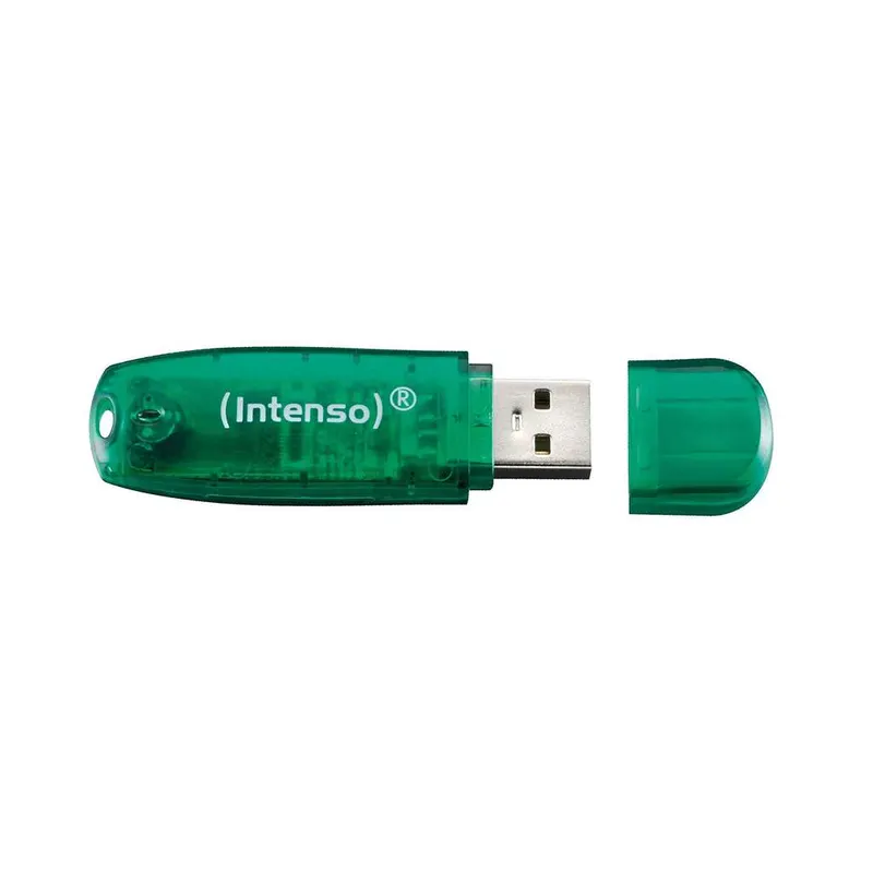Pendrive Intenso 3502460 lápiz USB 2.0 Rainbow 8gb Verde