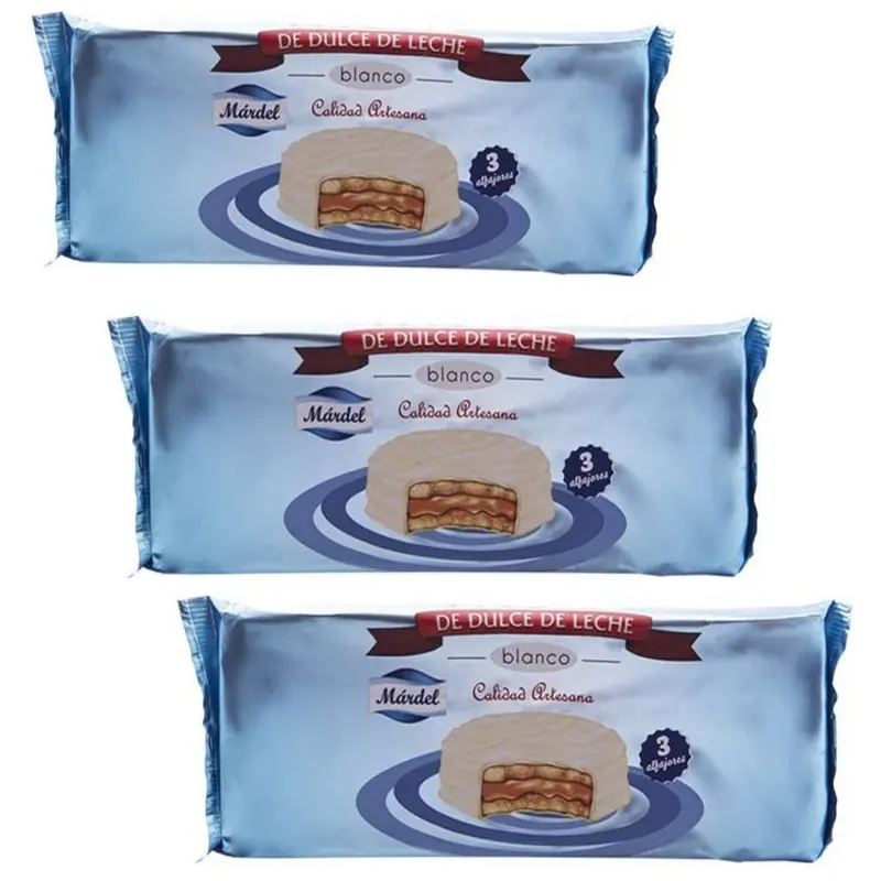 3 x Mardel Alfajores Blanco 3 Unidades [Unidad 1'43€]