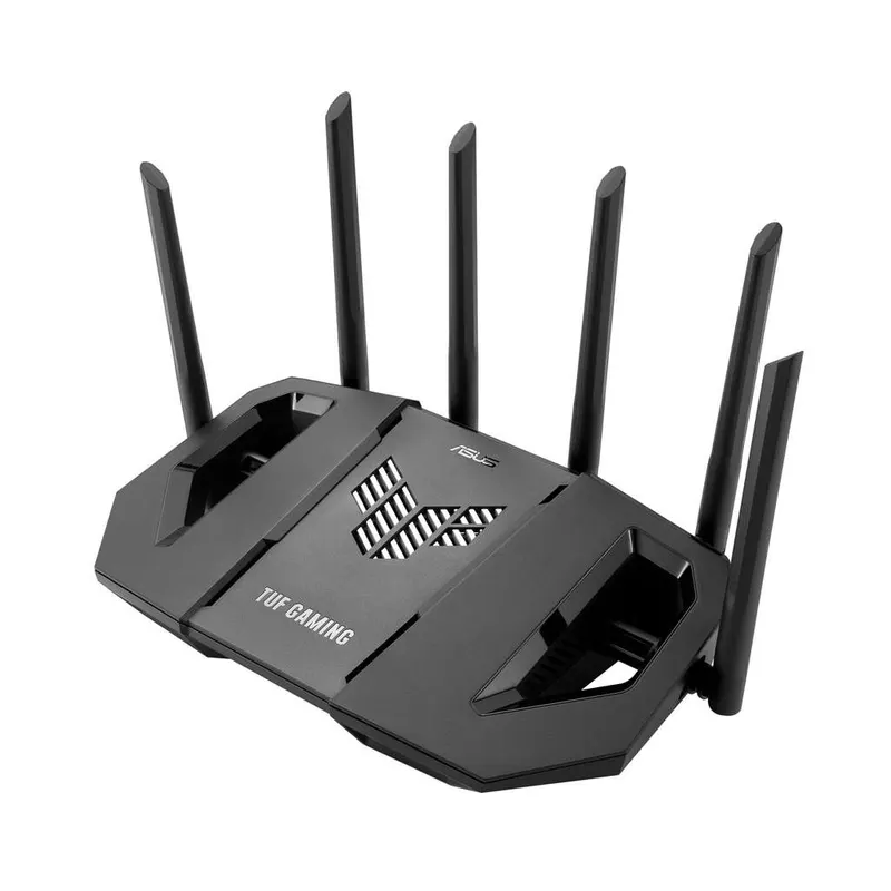 Router WiFi 7 expandible de triple banda ASUS TUF Gaming BE9400 Cobertura de hasta 2500 pies cuadrados, seguridad de red, control parental