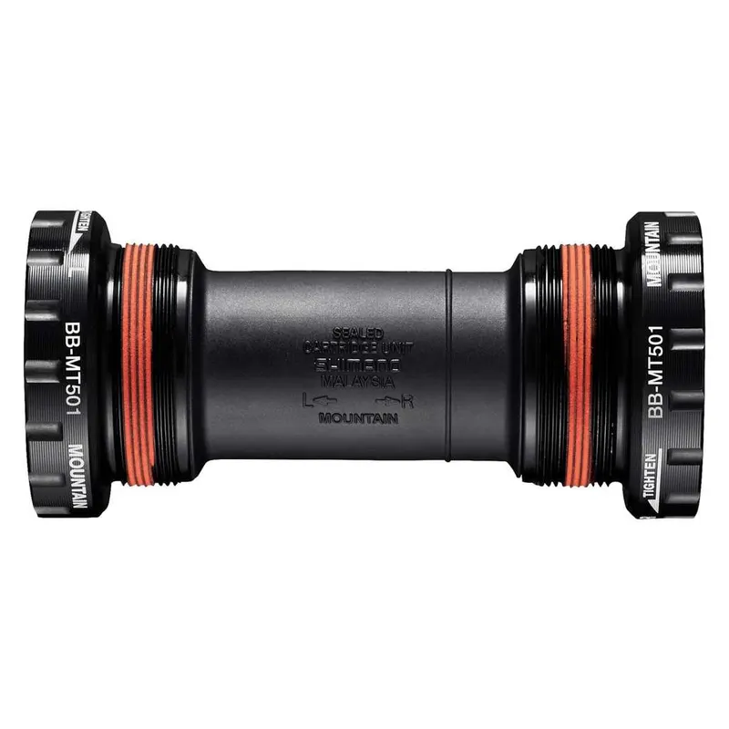 SHIMANO BB-MT501 - Pedalier inglés, 68/73 mm, Compatible con Eje Hollowtech II