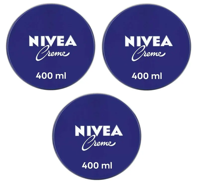 3X NIVEA Creme 400ml [Compra recurrente] (3.58€ por unidad)