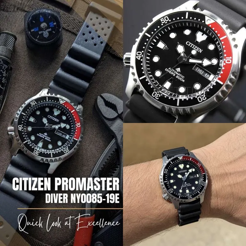 Reloj CITIZEN Promaster Marine NY0085-19E | Mov. AUTOMÁTICO | Caja 42mm | 20ATM/200m