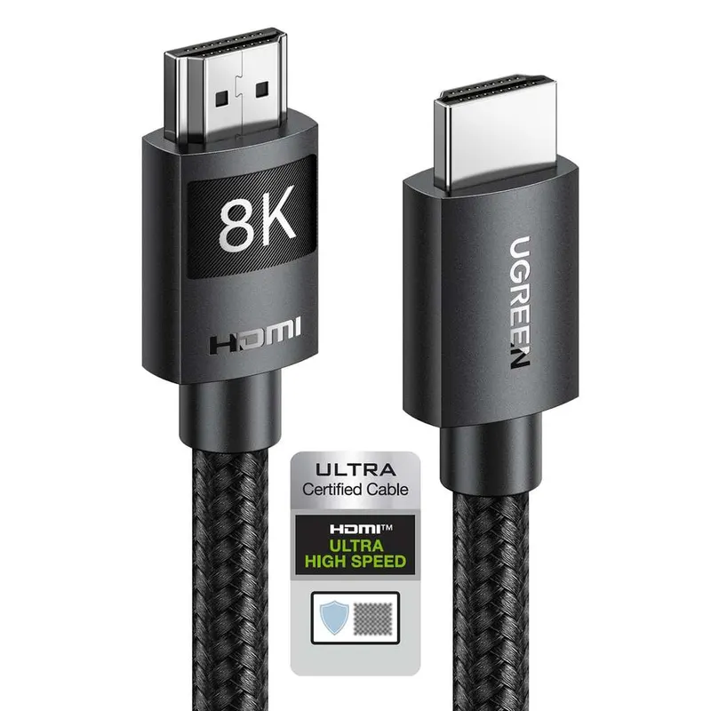 UGREEN Cable HDMI 2.1 Certificado 10K 8K 60Hz 4K 120Hz 48Gbps (Cable de 2 metros)