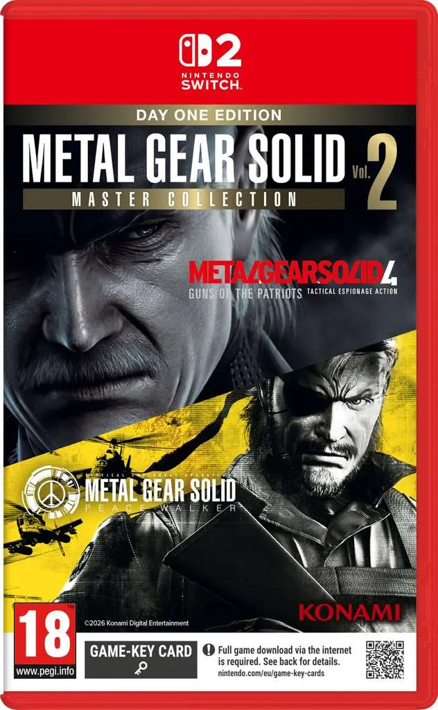 Metal Gear Solid: Master Collection Volume 2 – Day One Edition - Switch 2 [Nintendo Switch 2 - Key Card]