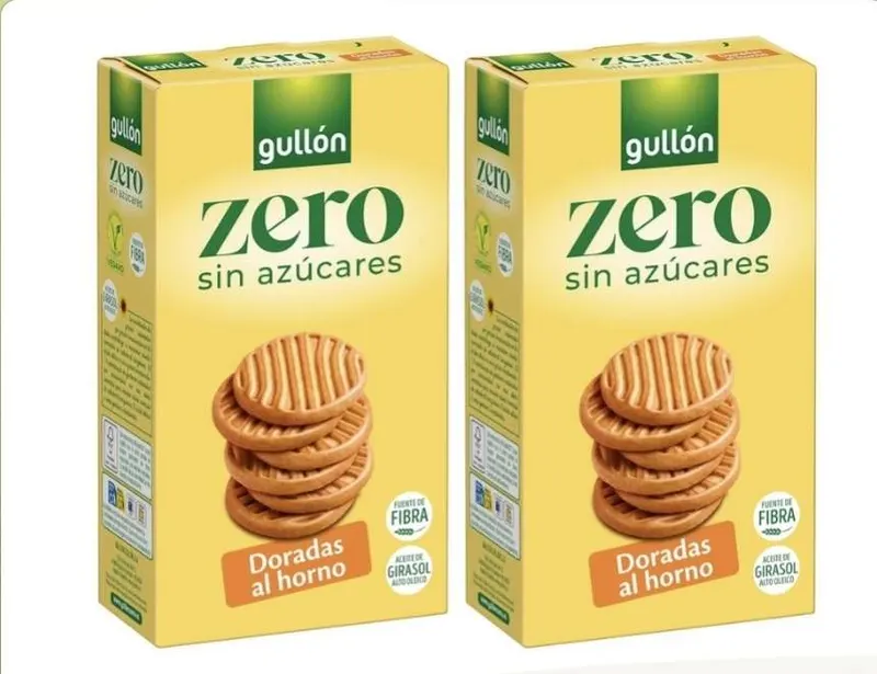 2 X Gullón Galleta Dorada al Horno, sin Azúcar, 330g
