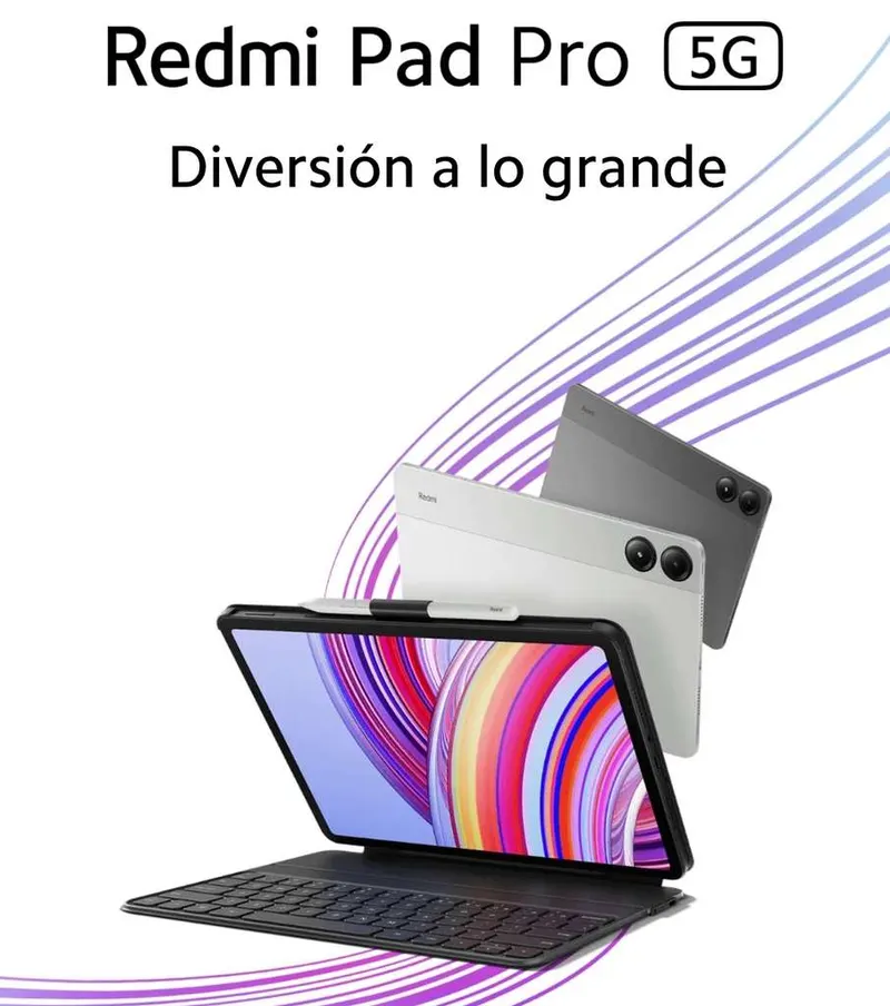 Tablet Xiaomi Redmi Pad Pro 5G (6gb 128gb). Pantalla de 12" y 2'5K. Con mi points 186€