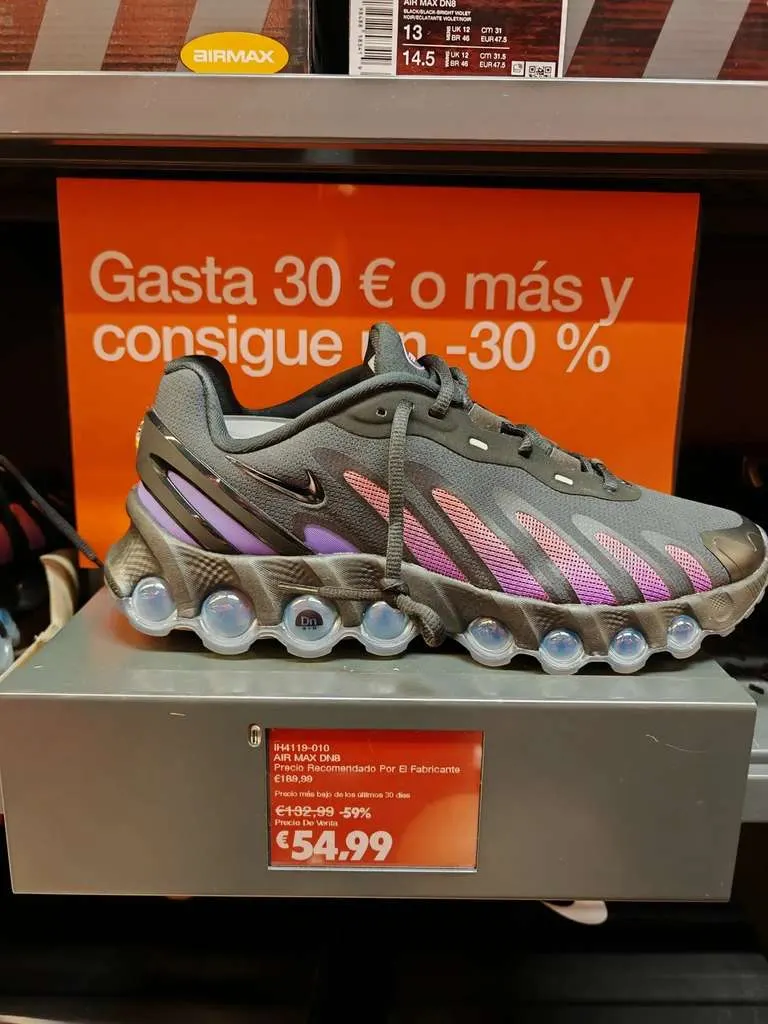 Air max DN8 Negro-morado. Nike outlet Rivas-Vaciamadrid