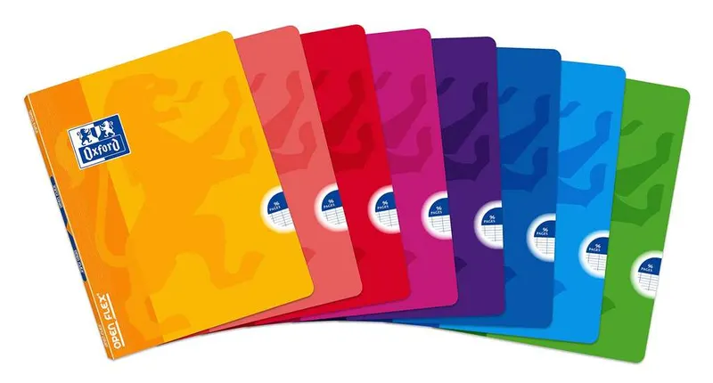 Oxford Openflex 400073339 - Pack de 10 libretas grapadas de tapa blanda, A5+