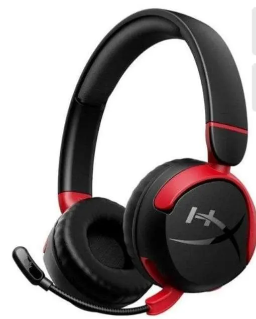 HyperX Cloud Mini Auriculares Gaming Inalámbricos para Niños 85dB Negros
