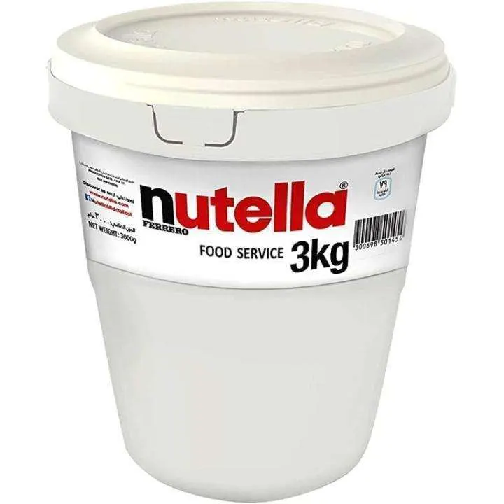Nutella 3kg - Crema de chocolate con avellana (Tamaño Futuro Papa Noel)